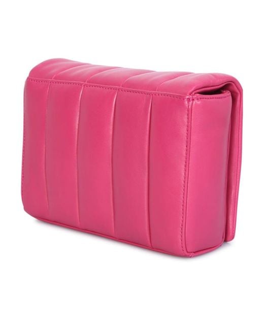 Stand Studio Pink Hera Quilted Shoulder Bag