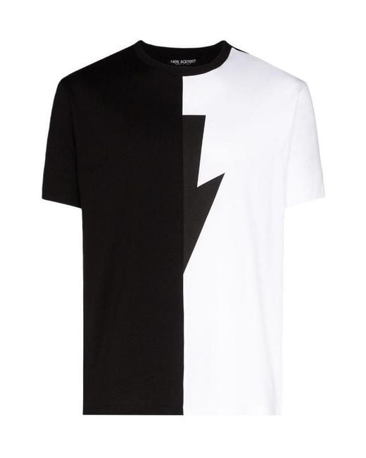 Neil Barrett Black Short-Sleeved T-Shirt for men