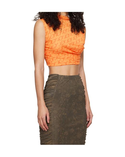 Jade Cropper Multicolor Asymmetrical T-Shirt