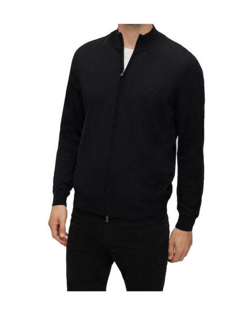 Boss Black Boss Balonso Zip Knitted Jacket for men