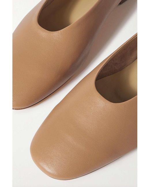 Aeyde Brown Kirsten Ballet Shoes