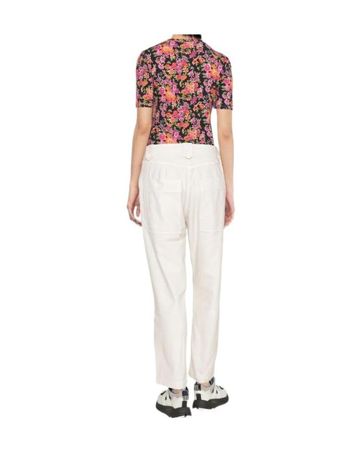Citizens of Humanity White Louise Cotton Trousers