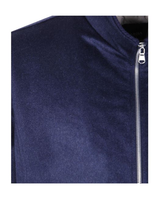 Barba Napoli Blue 'Fox' Jacket for men
