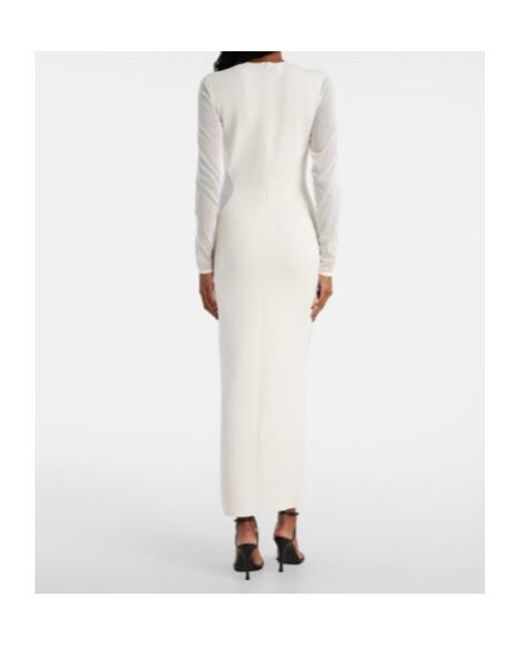 Stella McCartney White Miracle Panelled Maxi Dress