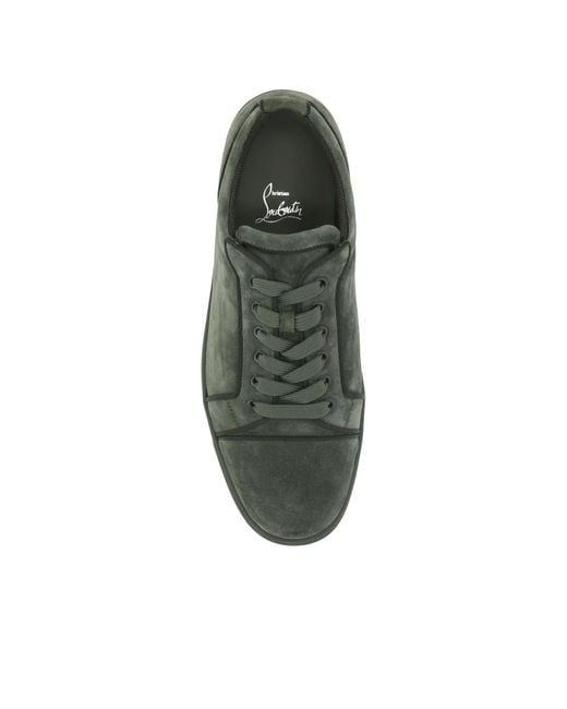 Christian Louboutin Green Louis Junior Low-Top Sneakers for men