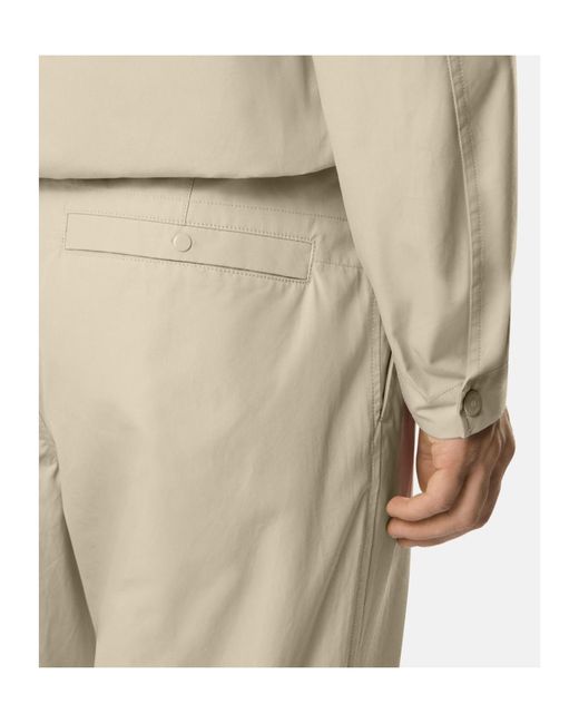 Stone Island Natural Logo-Patch Trousers for men