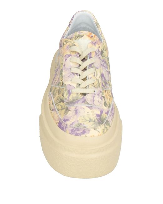 MM6 by Maison Margiela Natural Floral Platform Sneakers