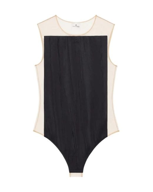 Courreges Blue Courrèges Illusion Bodysuit