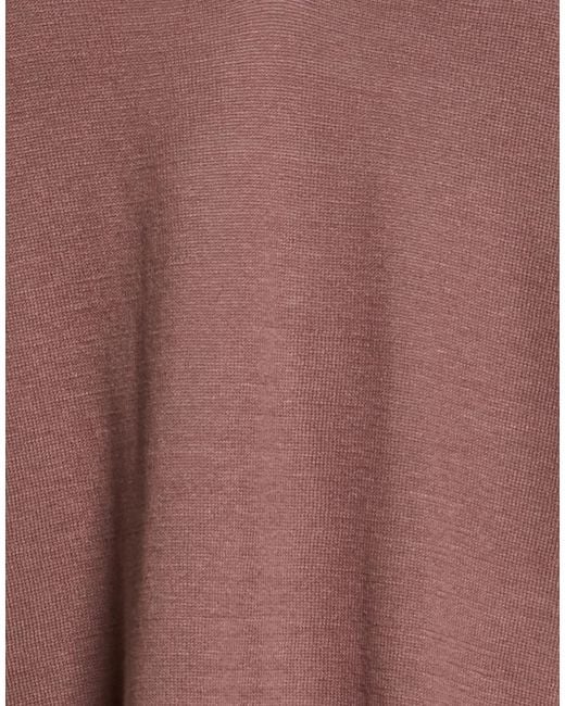 Max Mara Brown Solid-Colored Knit Top