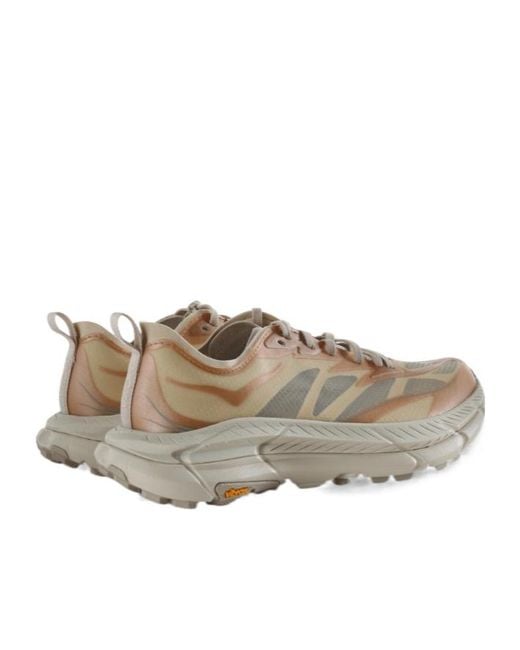 Hoka One One Gray Mafate Speed 4 Lite Sneakers for men