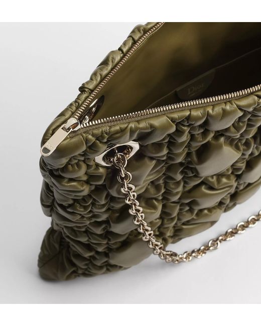 Dior Green Medium Crunchy Bag
