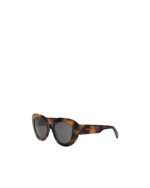 Céline White Full Frame Sunglasses