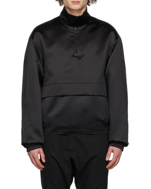 we11done Black Polyester Jacket for men