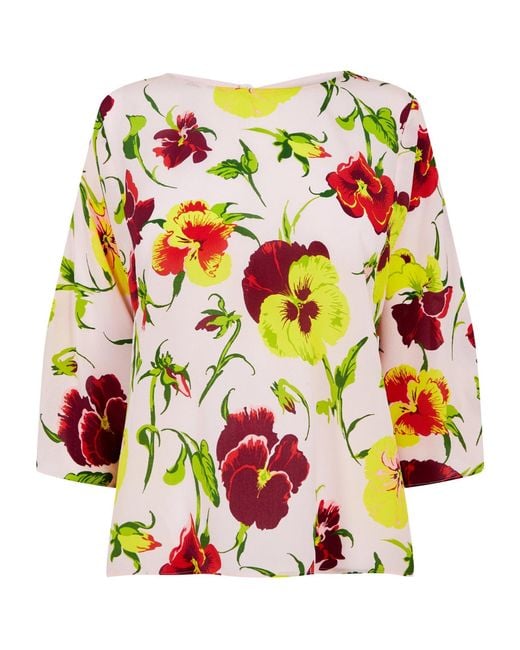 Weekend by Maxmara Pink Printed Long Sleeve Shirt