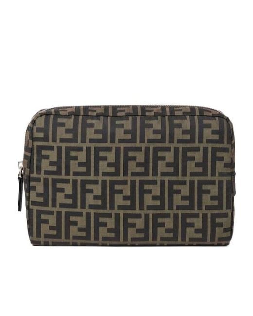 Fendi Black Toiletry Case Medium for men