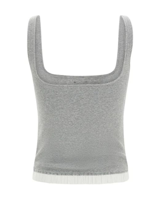 Entire studios Gray Lounge Ribbed Tank Top