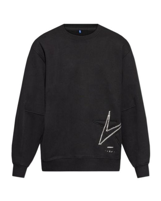 Adererror Blue Round-Neck Sweater for men