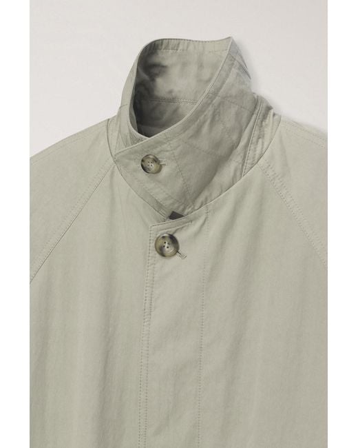 DUNST Gray Button Coat for men
