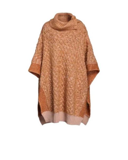 Chloé Brown Knit Shawl