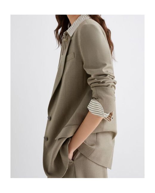 Marella Multicolor Stretch Twill Blazer