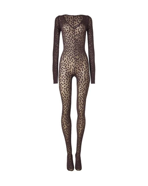 Wolford Multicolor Dots-Pattern Catsuit