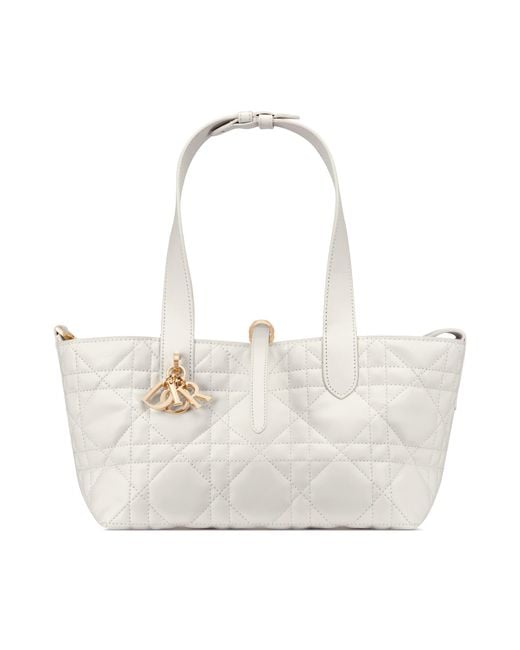 Dior White Small Toujours Bag