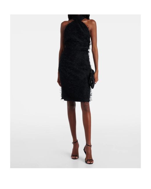 Courreges Black Halter Neck Dress