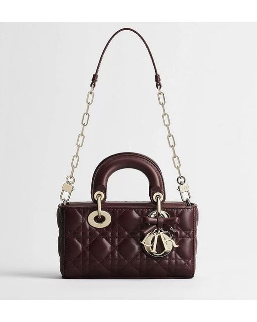 Dior Brown Mini D-Joy Crossbody Bag