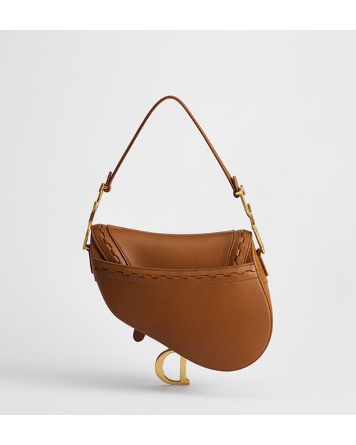 Dior Brown Saddle Bag With Strap