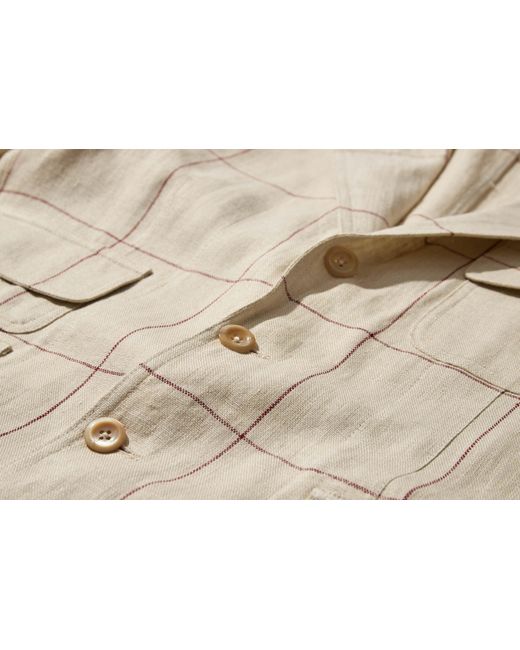 Drake's Natural Long-Sleeved Suit Jacket for men