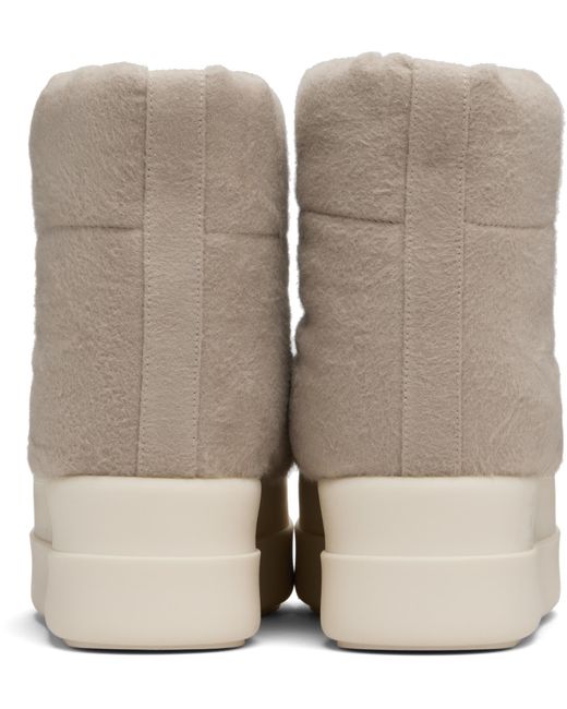 Rick Owens Natural Concordians Mega Bumper Low Lunar Ankle Boots