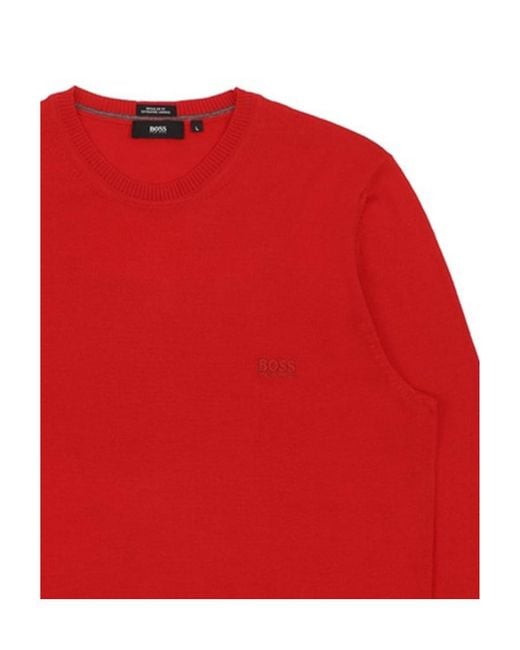 Boss Red Round-Neck Sweater for men