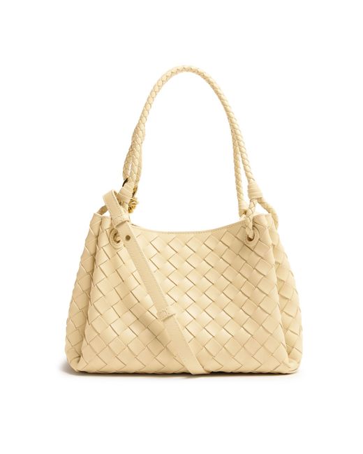 Bottega Veneta Natural Parachute Shoulder Bag