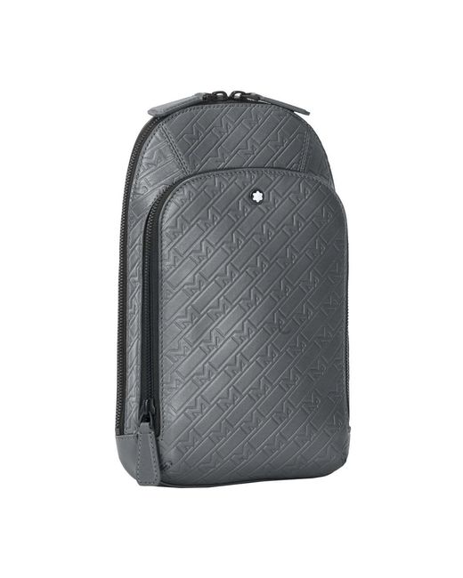 Montblanc Gray Zipper Chest Pack for men