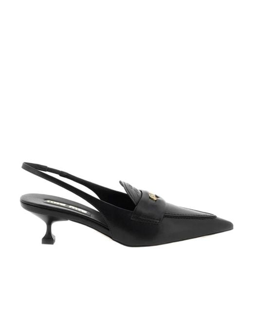Miu Miu Black Pointed High Heels