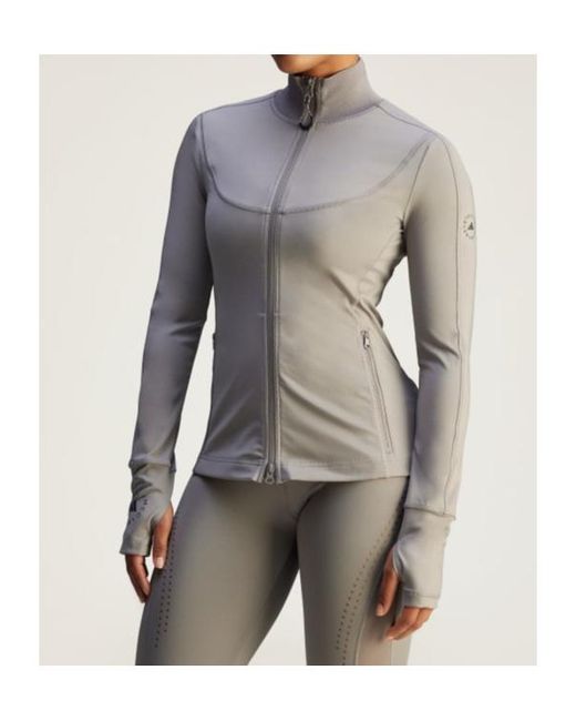 Adidas By Stella McCartney Gray Truepurpose Performance Zipped Jacket