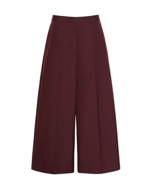 Max Mara Purple 'S Smmepoca Cropped Trousers