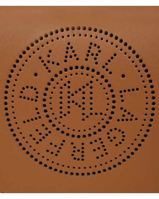Karl Lagerfeld Brown K/Circle Crossbody Bag