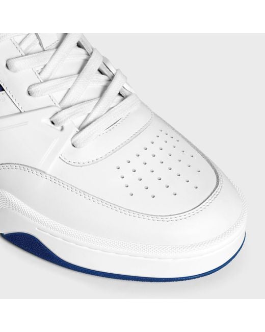 Celine Trainer Ct-09 Low Lace-Up Sneaker in White for Men | Lyst