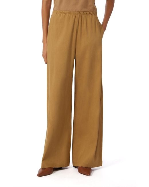 Max Mara Natural Mxpdestino Wide-Leg Pants