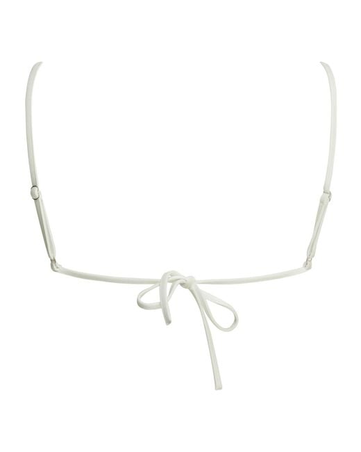 Emilio Pucci Natural Pucci Orchidee Triangle Bikini Top