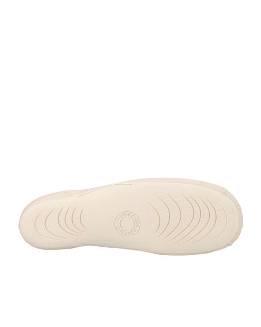 Dries Van Noten Natural Split-Toe Flat Shoes