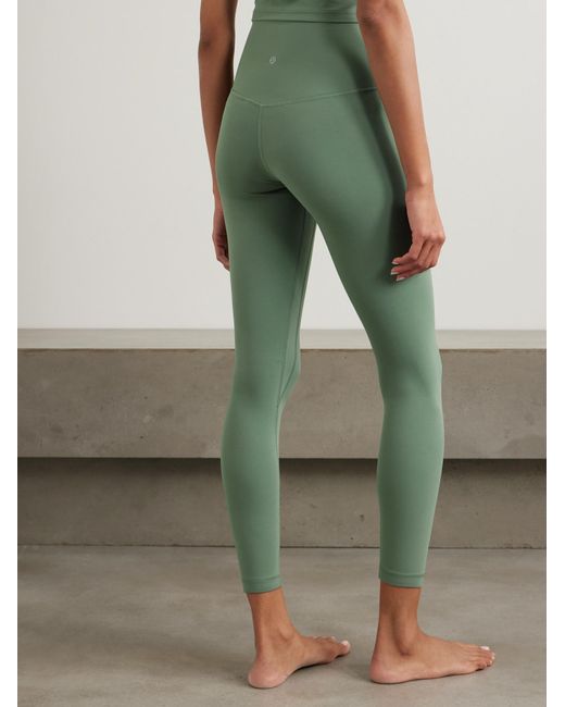 lululemon athletica Green High Waist Leggings