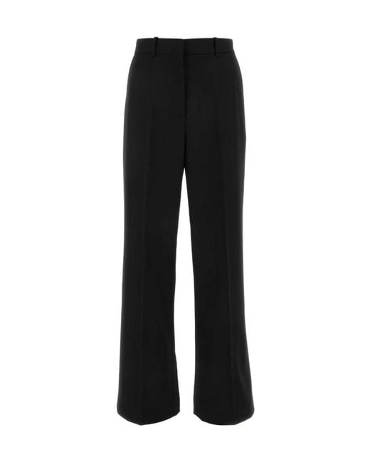 Lanvin Black High Waist Wide Leg Trousers