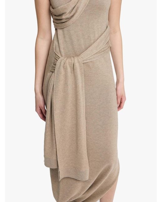 J.W. Anderson Natural Tie Detail Sleeveless Dress