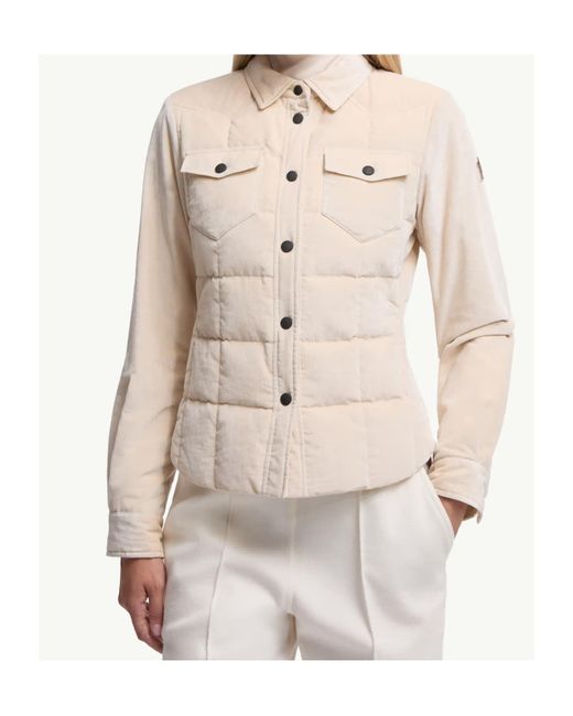 Moncler Natural Nangy Down Shacket