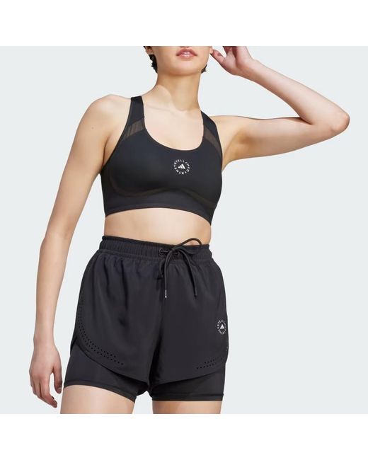 Adidas By Stella McCartney Black Truepurpose Power Impact Training Medium-Support Bra