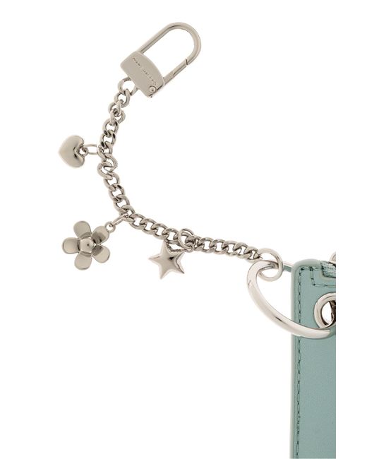 Marc Jacobs Blue Logo Card Holder