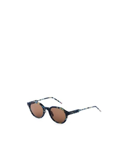 Thom Browne Multicolor Eyewear Oval Frame Sunglasses for men