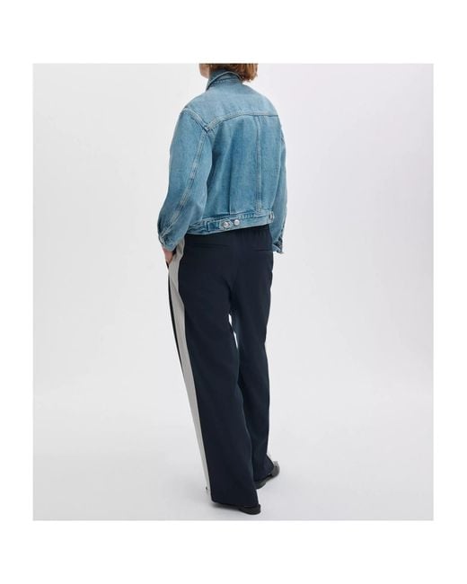 Rag & Bone Blue Marie Denim Trucker Jacket
